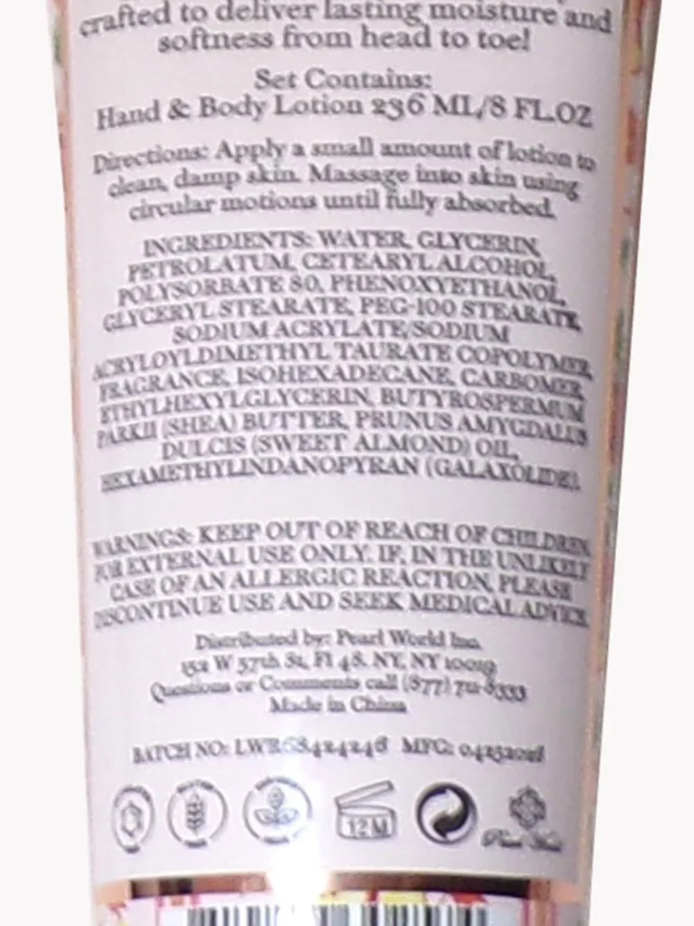 Amber Glow Full Set Body Lotions Apple Orchard, Vanilla Spice, Peony & Amber